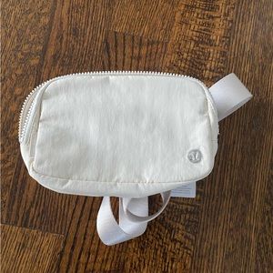Lulu lemon white belt bag